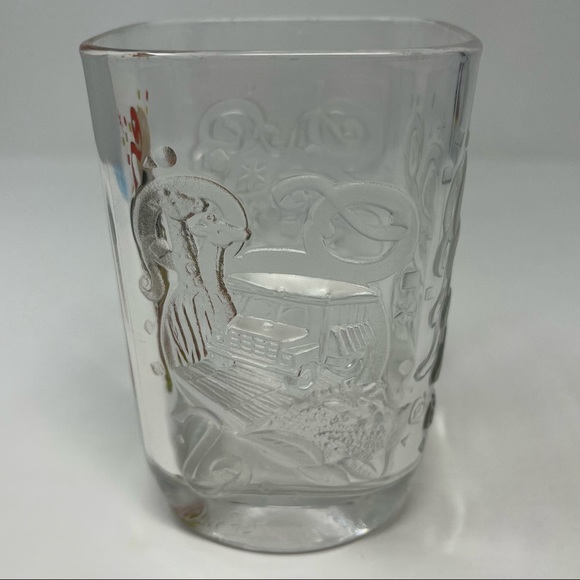 Walt Disney World McDonalds 2000 Celebration Glass Animal Kingdom Mickey Mouse - Picture 4 of 9